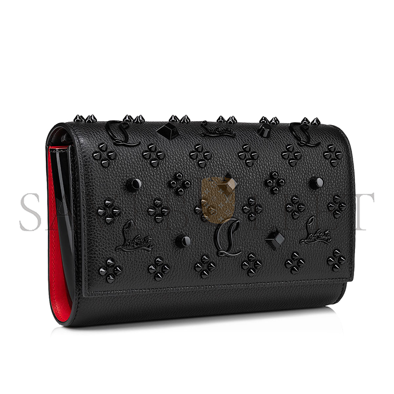 CHRISTIAN LOUBOUTIN PALOMA CLUTCH GRAINED CALF LEATHER AND SPIKES 1175018B253 (23*14.5*5cm) CHRISTIAN LOUBOUTIN PALOMA CLUTCH GRAINED CALF LEATHER AND SPIKES 1175018B253 (23*14.5*5cm)